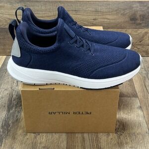 Peter Millar Tellustride Men's Size 11.5 Navy MA24EF90 NEW Casual Sneakers